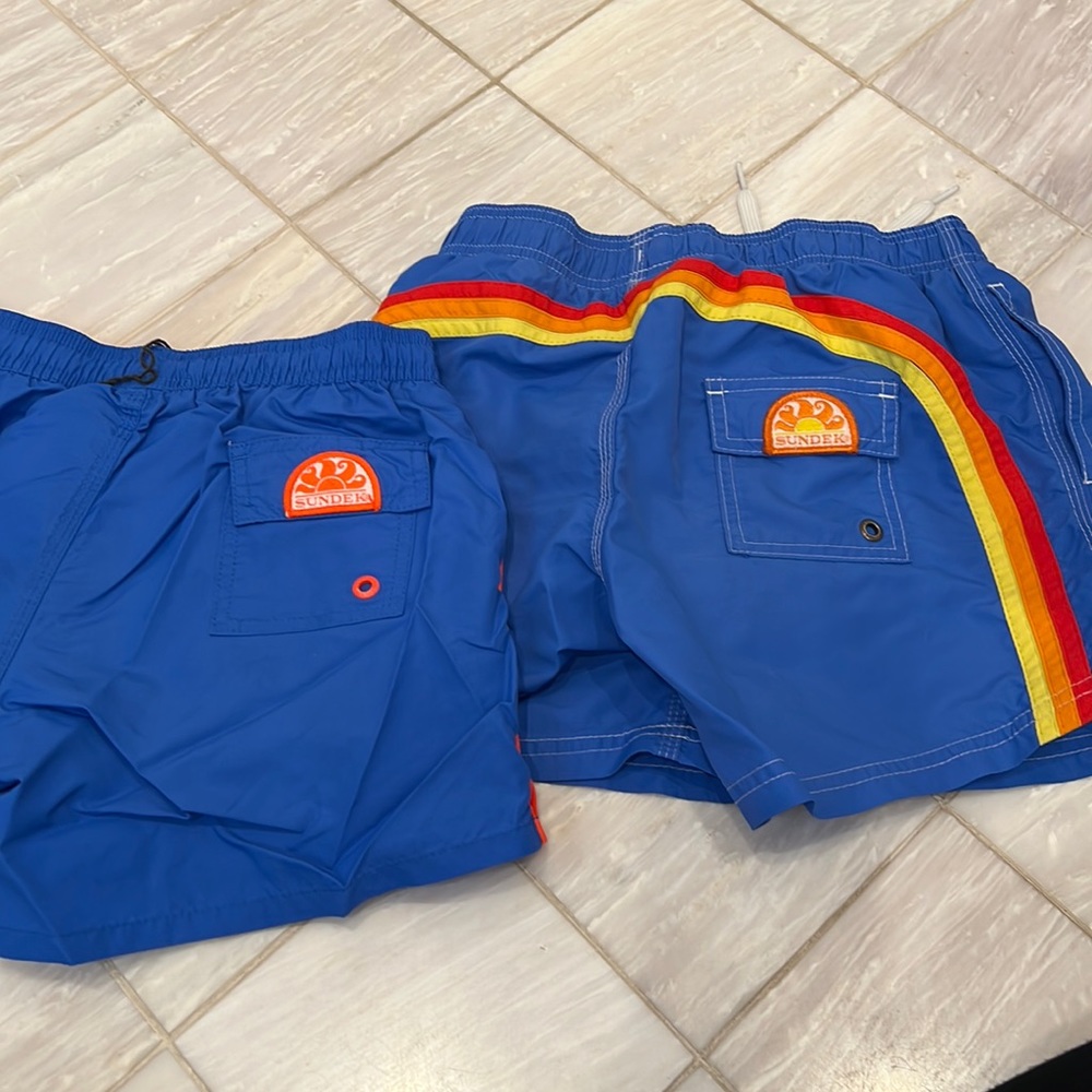 2 Boys Electric Blue Sundek Luxury Swimwear